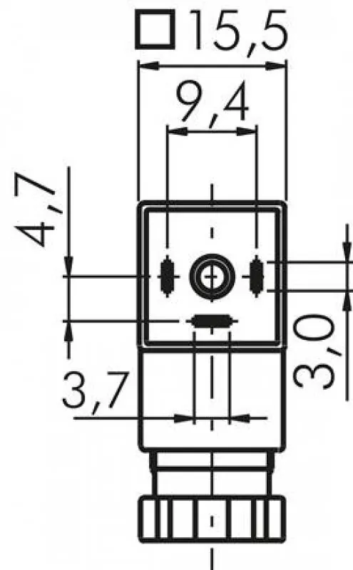 Normstecker für Magnetspulen von Magnetventilen